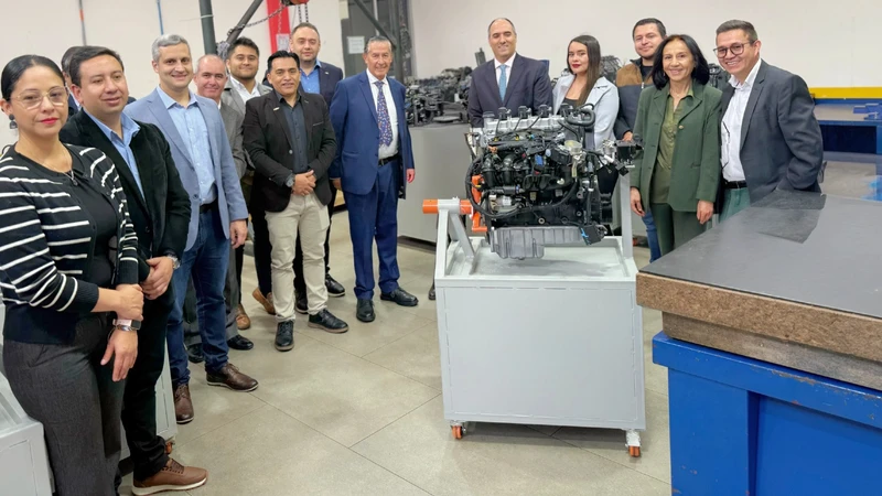 General Motors dona 40 motores a la Universidad ECCI para fortalecer la formación automotriz