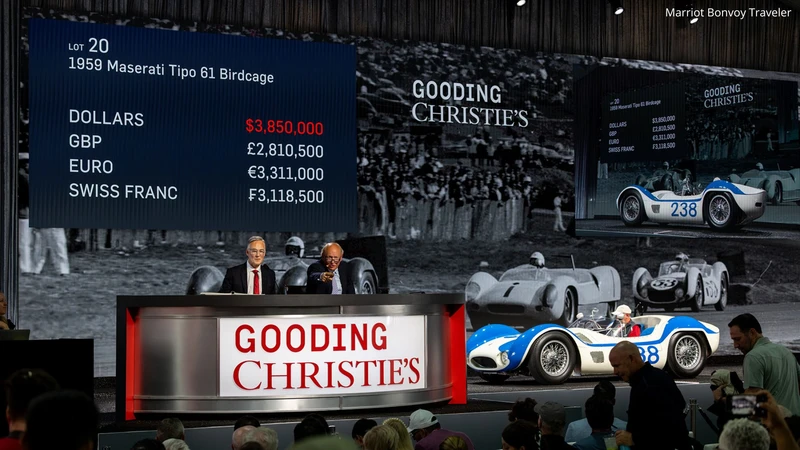 Maserati Tipo 61 Birdcage alcanza récord mundial en subasta de Pebble Beach
