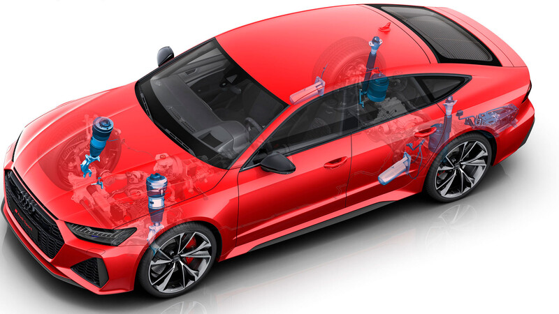 Audi muestra avances en los sistemas de suspensión