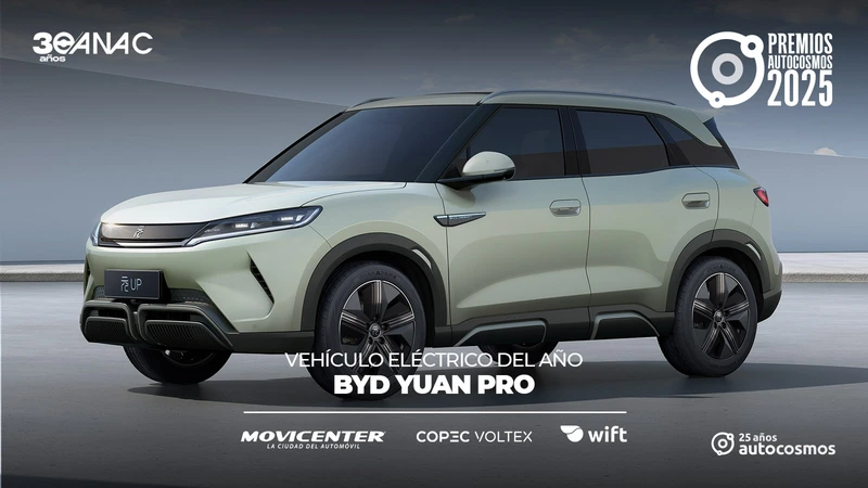 Premios Autocosmos 2025: el BYD Yuan Pro es el Vehículo Eléctrico del Año