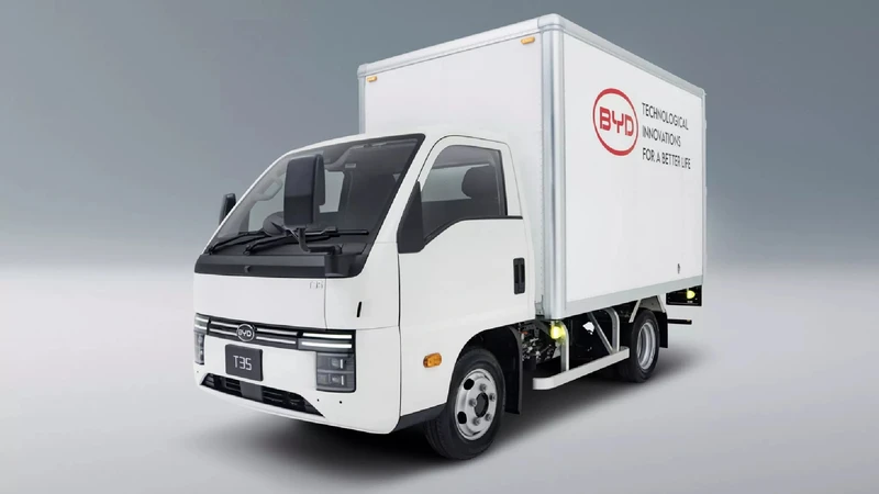 BYD T35, el vehículo comercial eléctrico diseñado para Japón