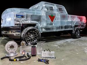 Canadian Tire Ice Truck, la pick-up hecha de hielo