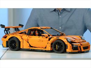 silueta Excremento Humedal Porsche 911 GT3 RS al estilo Lego