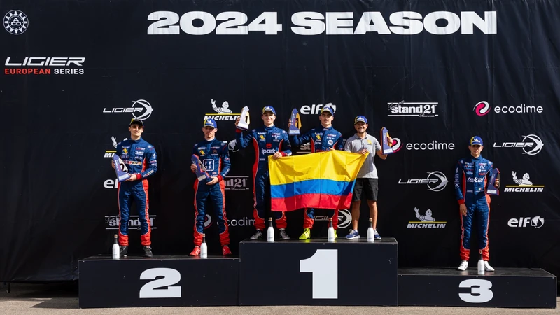 Pedro Juan Moreno y Jerónimo Berrío ganaron válida de la Ligier European Series