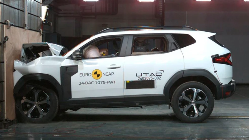 Así le fue al nuevo Duster en las pruebas de seguridad de EuroNCAP