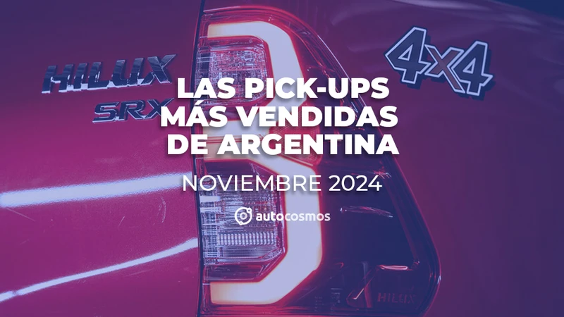 Las pickup más vendidas de Argentina en noviembre de 2024