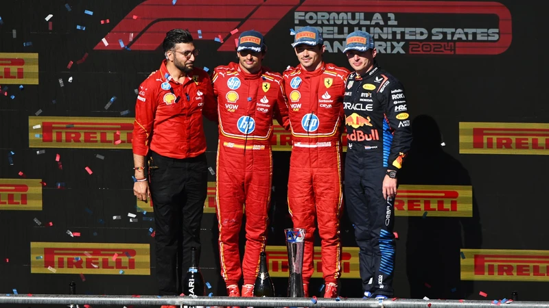 Fórmula 1 2024: Ferrari dominó en Austin, Charles Leclerc ganó la carrera