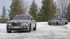 El Rolls Royce Ghost 2021 estira las piernas en la nieve