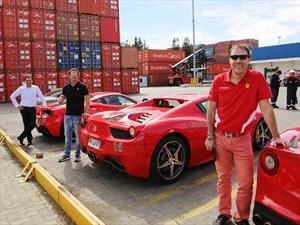 Chilenos cruzan a Europa en sus propios Ferrari