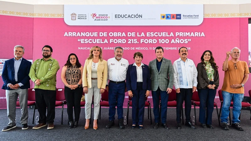 Ford y sus distribuidores construirán la Escuela Primaria Ford número 215 "100 Años", en Edomex
