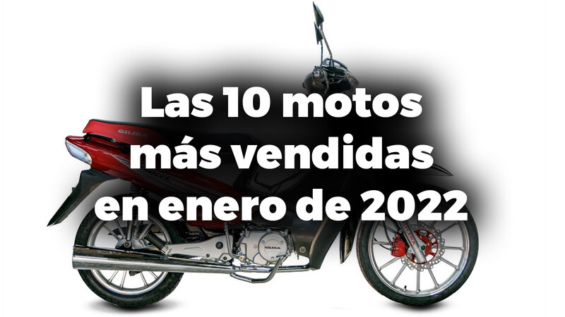 Las 10 motos más vendidas en Argentina en enero de 2022
