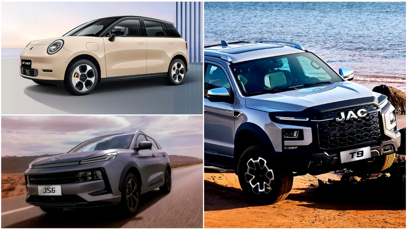 Los JAC E30X, JS6 PHEV y T9 ya tienen precio en Argentina