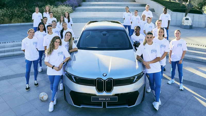 Linda Caicedo estrena BMW iX2: así son los nuevos autos del Real Madrid Femenino