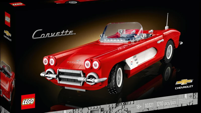 LEGO se une a la celebración del Chevrolet Corvette con una réplica de la primera generación