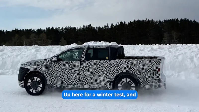 Ford prueba su nueva pickup eléctrica compacta
