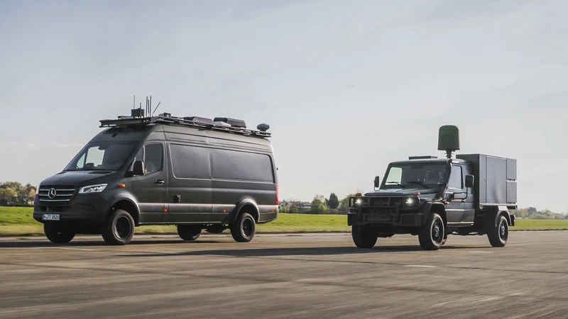 Mercedes-Benz dice presente en Eurosartory 2026 con sus Clase G y Sprinter militares