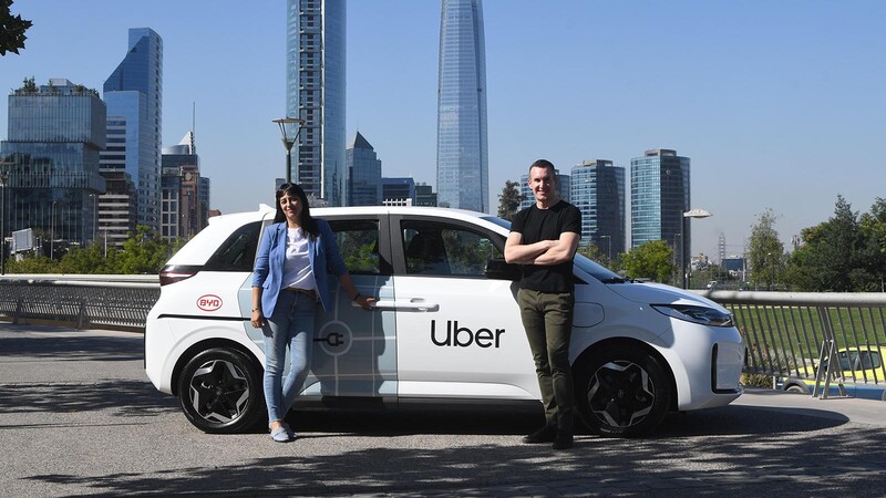 BYD y Uber presentan primera flota de vehículos eléctricos específicos para la plataforma