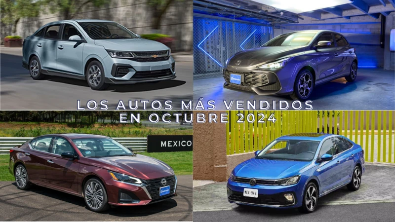 Los 10 autos más vendidos en octubre 2024