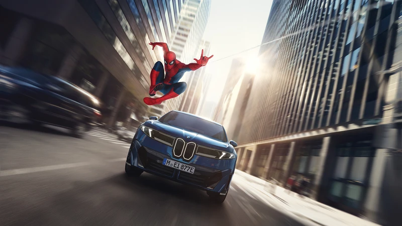 BMW iX3 y Neue Klasse protagonizan el estreno de Spider-Man: un nuevo día