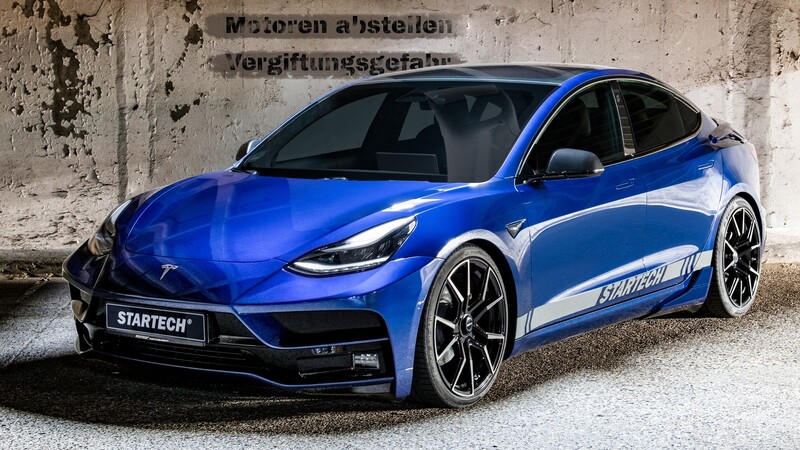 Startech le agrega caracter al Tesla Model 3