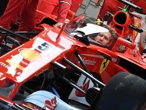 2017 F1: Vettel se marea tras las pruebas a The Shield en Silverstone