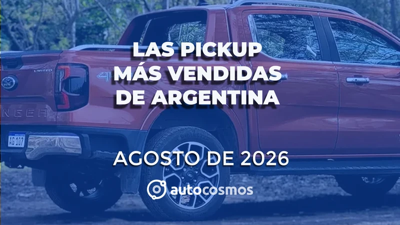 Las pickup más vendidas de Argentina en agosto de 2026