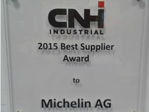 Michelin obtiene Premio al “Mejor Proveedor” por CNH Industrial