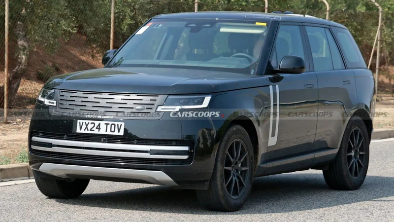 Al Range Rover eléctrico lo vuelven a sorprender las cámaras espía