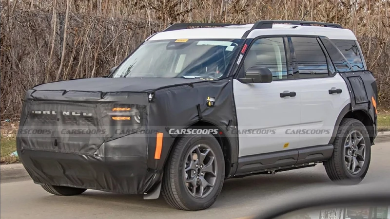 Espía: se viene la renovación de la Ford Bronco Sport