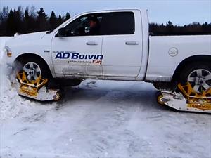 Track N Go, convierte tu auto en un vehículo para la nieve