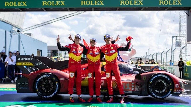 WEC 2023: Ferrari conquista las 24 Horas de Le Mans, 58 años después de su último triunfo