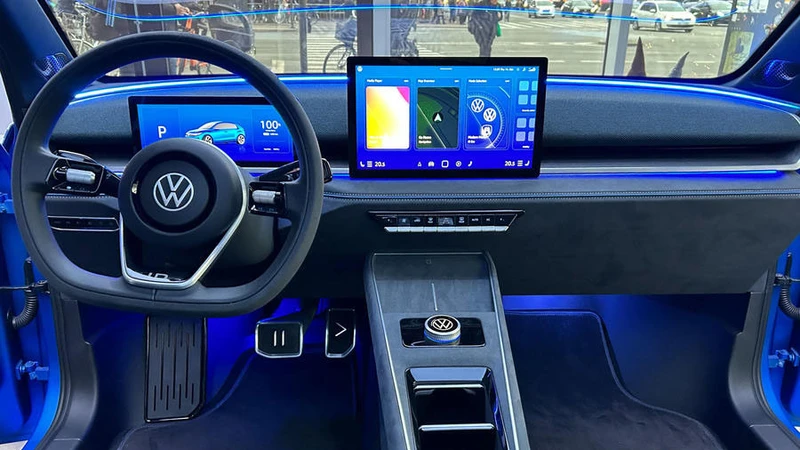 Volkswagen muestra como se ve el interior del ID.2all con botones físicos