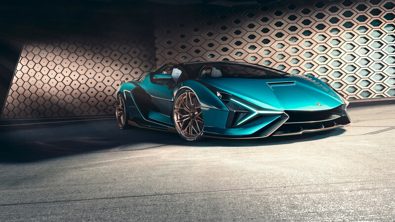 Lamborghini Sián Roadster, el convertible híbrido más poderoso de la marca