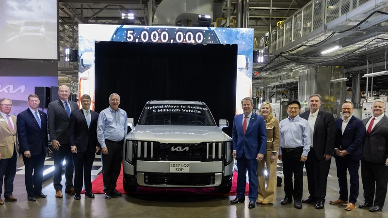 Kia Telluride 2027 inicia producción en la planta de Georgia