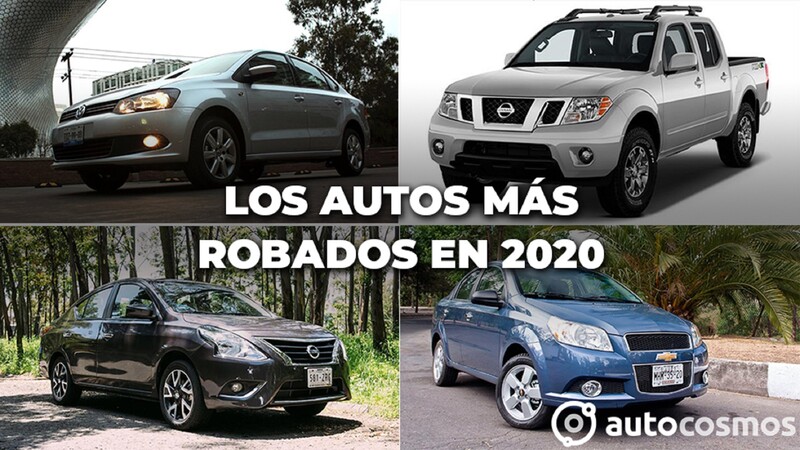 Los vehículos más robados en México durante 2020