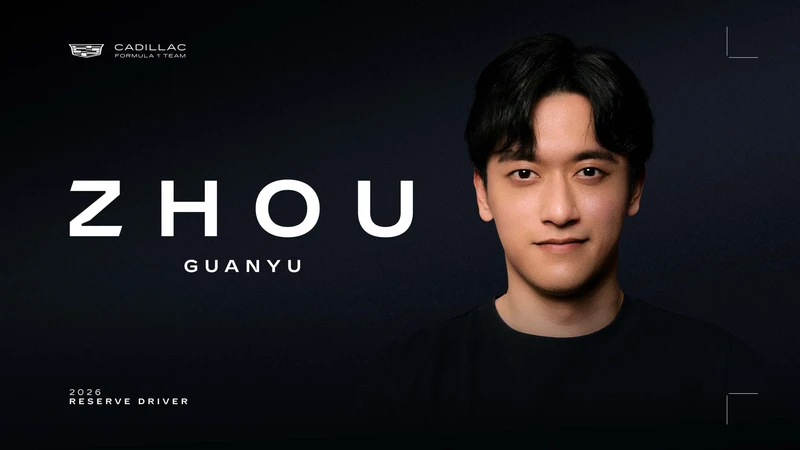 Fórmula 1 2026: Guanyu Zhou será piloto de reserva del nuevo equipo Cadillac