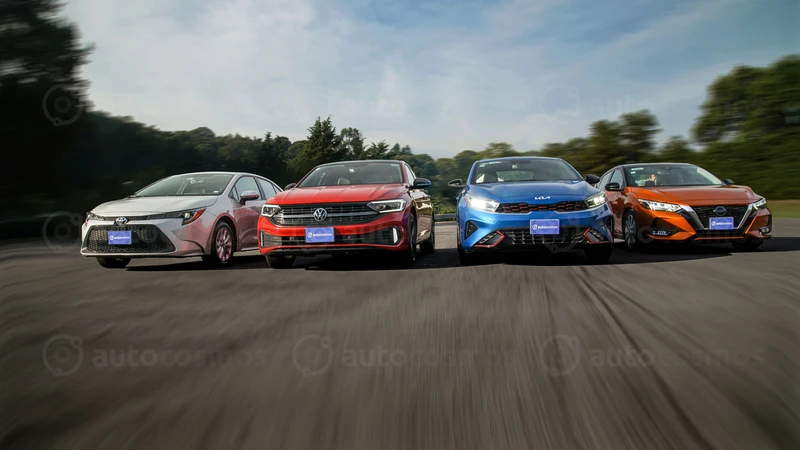 Nissan Sentra VS Volkswagen Jetta VS KIA Forte VS Toyota Corolla ¿Cuál es la mejor compra?