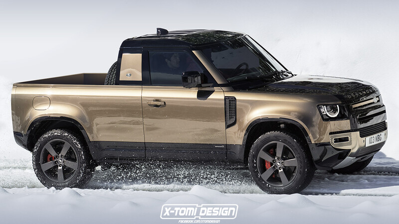 Land Rover proyecta una versión pickup del Defender