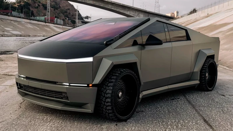 Cybertuning: así queda la Tesla Cybertruck con widebody