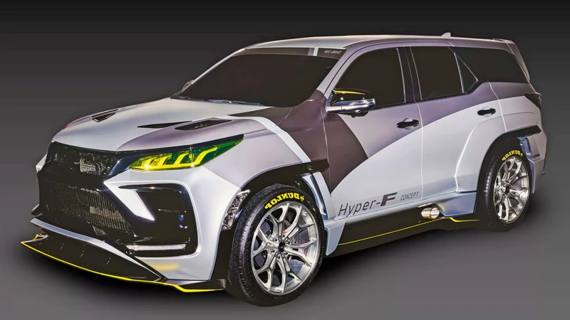 Toyota presenta el Hyper-F Concept, un Fortuner para carreras