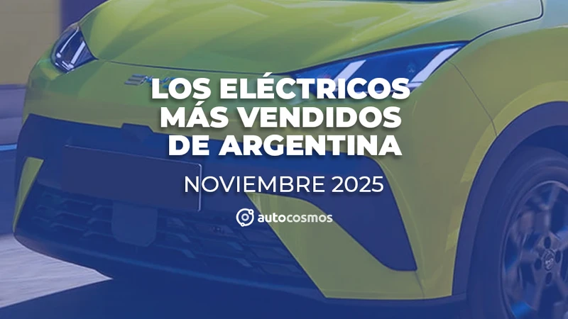 Los autos eléctricos más vendidos de Argentina en noviembre de 2025