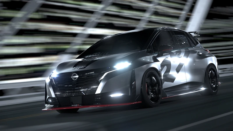 Nissan Aura Nismo RS Concept debuta como hot hatch electrificado radical