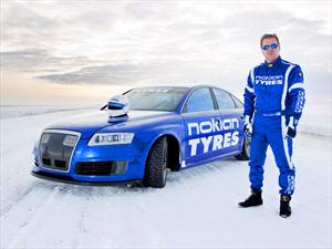 Audi RS6 bate récord mundial de velocidad en nieve: 356 km/h