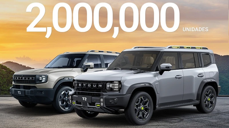 Jetour celebra la producción de 2 millones de unidades a nivel global