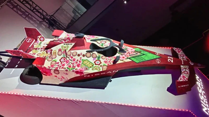 Durante el E-Prix de la Ciudad de México, Nissan introduce una librea inspirada en el arte Huichol