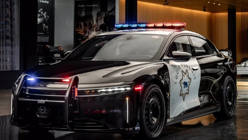 Lucid Pursuit, otro candidato eléctrico para la policía de Los Ángeles