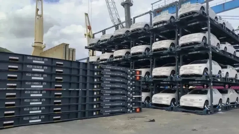 Marcas chinas encuentran una nueva forma de transportar autos eléctricos a otros mercados