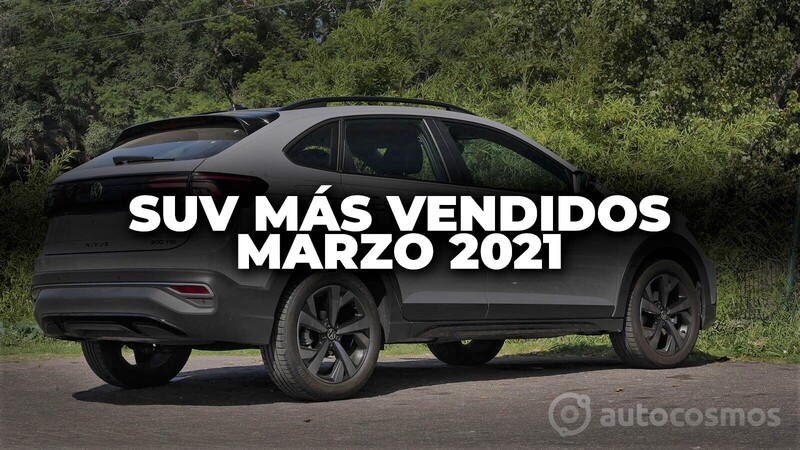 SUV más vendidos en Colombia en marzo de 2021