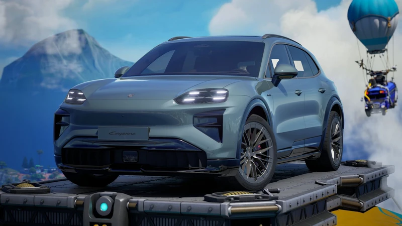 Porsche lanza el Cayenne Turbo Electric en Fortnite