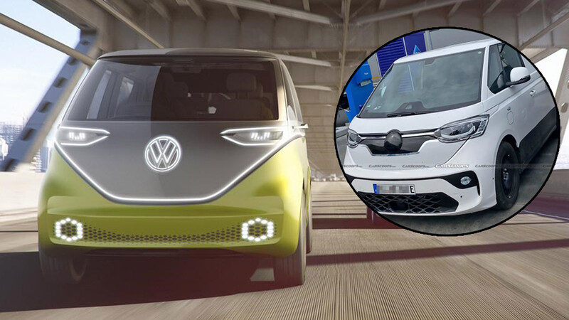 Espían a la futura "Combi eléctrica" de Volkswagen